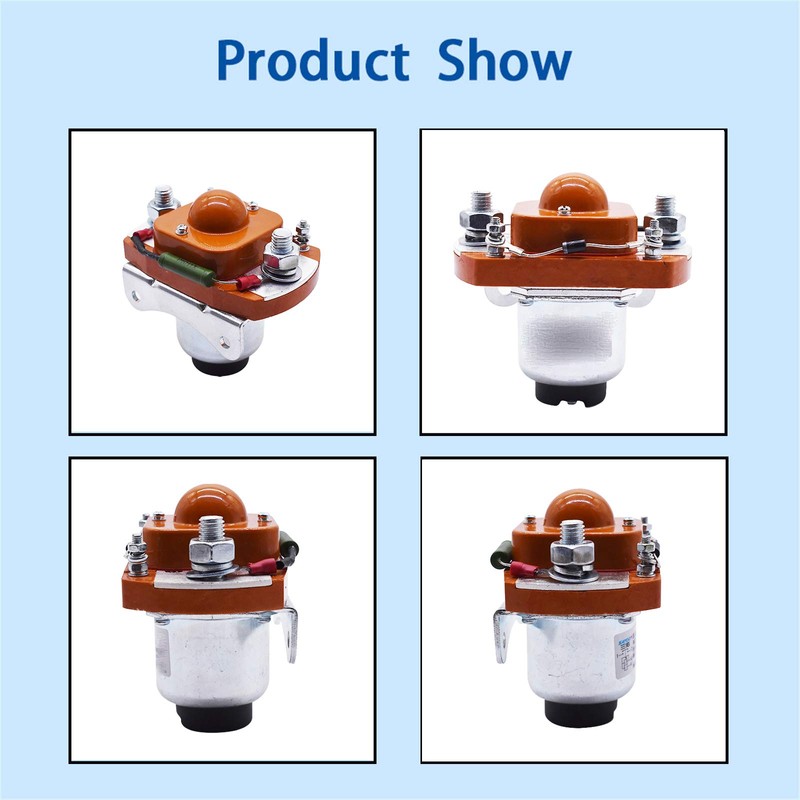 Autoparts Contactor Solenoid Replacement for Heavy Duty Golf Cart 48V