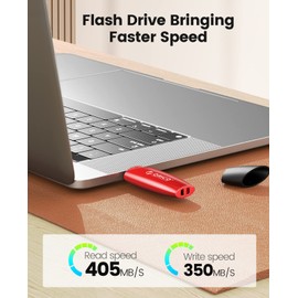 ORICO 405 MB/s Flash Drive 64GB, Memory Stick USB3.2 Reading Thumb Drive with Keychain USB Flash Drive Metal USB Drive Data Storage Compatible with Computer/Laptop（UFSD）