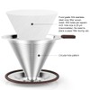 FACIACC Pour Over Coffee Dripper, Professional Stainless Steel Coffee Filter,