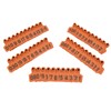100Pcs TPU Pig Cow Ear Tag with Number 001‑100 Ear