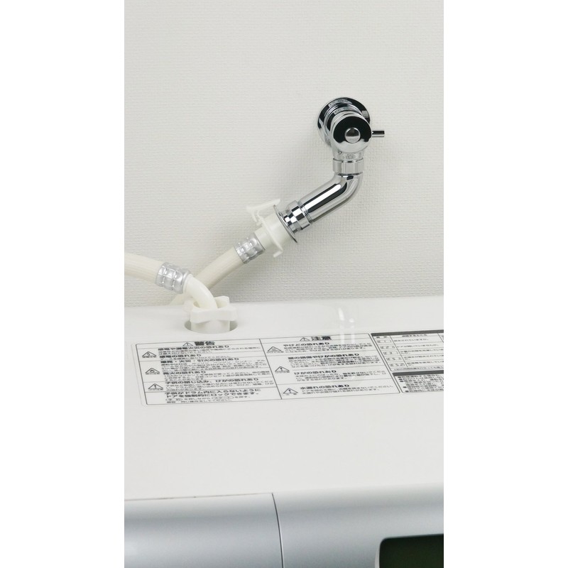 Kakudai 721-608-13 Washing Machine Faucet Stopper with Water Hammer Reduction