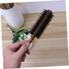Baluue Boar Bristle Curling Comb Round Brush for Blow Dry