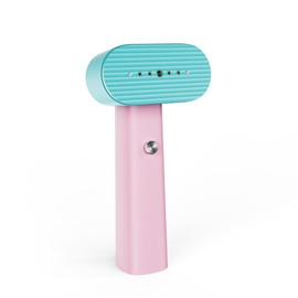 nexdoo G6 2-in-1 Portable Steamer for Clothes and Iron for Clothes, Just 0.7lbs Lightly, 10 Minutes of Continuous Steam, 900W Light Steamer for travel and home (pink)