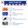 GOODENY Patriotic Inflatable 5.4FT USA Star 4th of July Inflatable