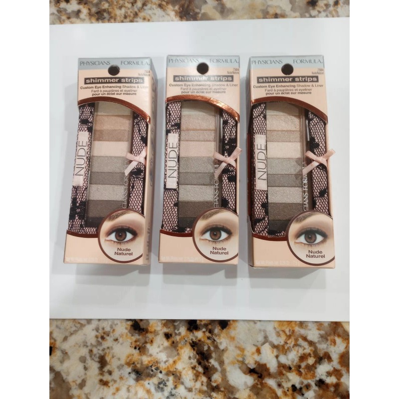 Physicians Formula Shimmer Strips Physicians Formula Custom Naked Nude Lot