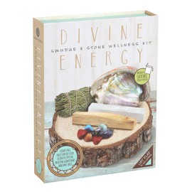 Divine Energy Smudge & Stone Wellness Kit: Holistic Spiritual Well-Being Set - Complete Toolkit for Balance and Tranquility