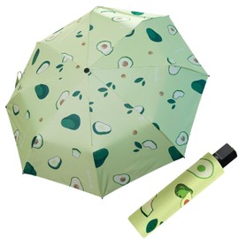 LaresDay Fruit Pattern Umbrella - High Quality Umbrella in Bright Colours, Great Value for Money, butter green