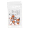 Wago 221-612 LEVER-NUTS 10AWG 2 Conductor Compact Wire Connectors 10