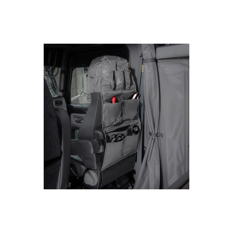 Roadpro RPSB-14BK Seat-Back Organizer Travel Essentials - Black