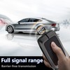 Qunzes Key Fob Cover with Heavy-duty Keychain for Rover Evoque