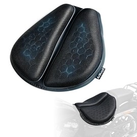 Motorcycle Gel Seat Cushion Universal 3D Honeycomb Structure Gel Cushion Motorcycle Structure Breathable Shock Absorption Seat Pad for Long Rides