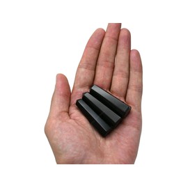 Amazing Gemstone Black Agate Crystal Towers, Natural Healing Crystal Point Obelisk for Reiki Healing and Crystal Grid (2" to 3" Inch)