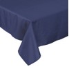 Home Direct Large Rectangular Fabric Tablecloth 140x200cm 55"x78" Navy