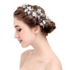 Beaupretty - Peineta para el pelo de boda con diamantes