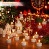 CAMCLIM Rechargeable Flameless Tea Lights Candles with Charging Station 8Pcs