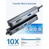 dockteck USB C Hub 4K 60Hz, USB C Adapter, Dockteck