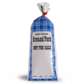 Ultra Source GROUND PORK MEAT FREEZER CHUB BAGS 2LB 25 COUNT FREE SHIPPING