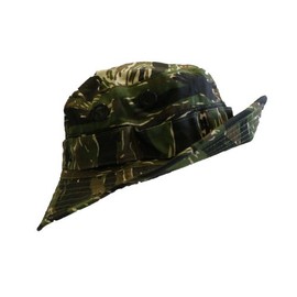 Military Style Bush Hat - Tiger Stripe Camo (L)
