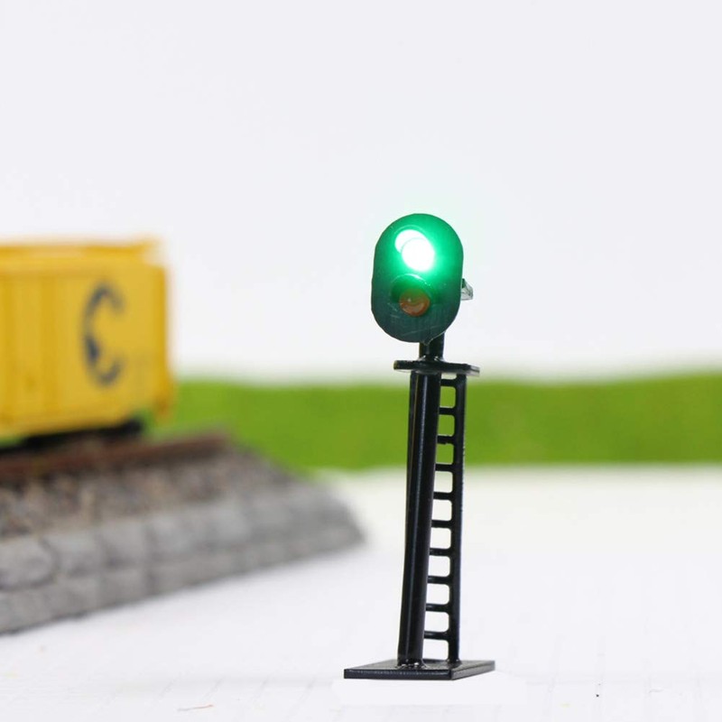 Evemodel JTD05 5pcs Model Railway 2-Light N Gauge 1:150 Block