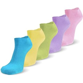 normani 9 or 10 pairs of trainer socks, skin-friendly, soft, breathable, perfect fit, wrinkle-free fit