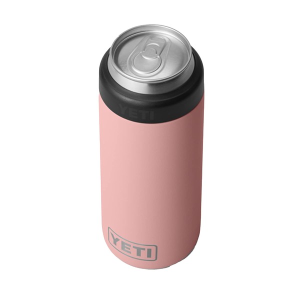 YETI Rambler Colster - Aislador delgado para latas de seltzer, 12 onzas, color rosa arenisca