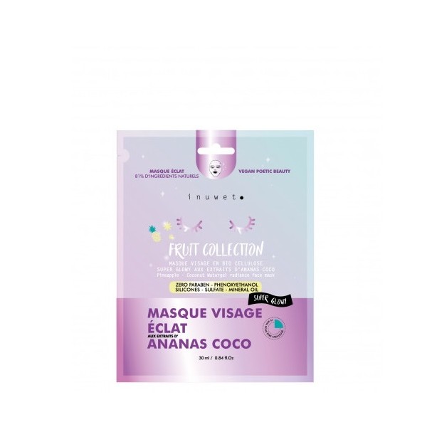 Inuwet Radiance Pineapple Face Mask, 30ml