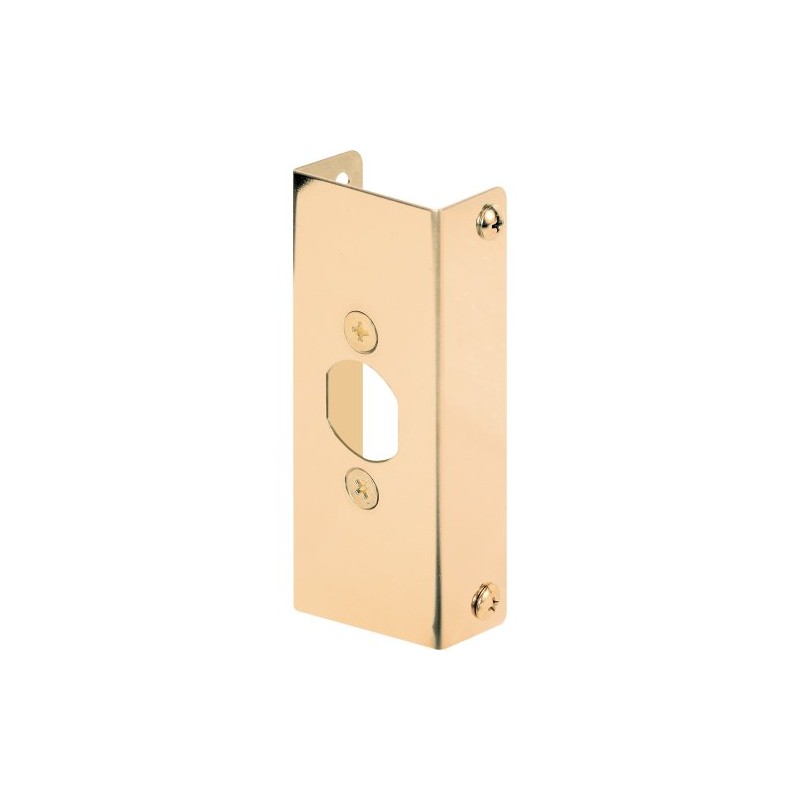 Prime-Line U 9567 1-3/4 In. Thick Bright Brass Door Edge
