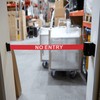 Wall Mounted Retractable Queue Tape, Pull Out Queuing Safety Cordon,