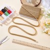 MAYJOYDIY 5m Gold Gimp Braid Trim Metallic Edge Trim 10mm