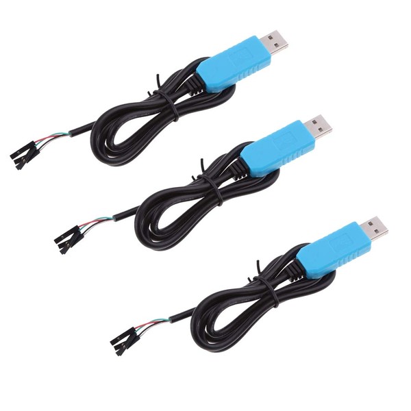 HiLetgo 3pcs PL2303TA USB to TTL COM RS232 Download Cable