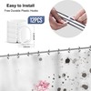 Yookeb Fashion Perfume Bathroom Shower Curtain 60W by 71H Inch