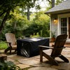 Outdoor Fire Pit Cover Rectangular Waterproof-32x24x20in
