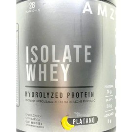 Proteina Amz Isolate Whey 2lbs 925g 28 Serv Sabor Platano                                                                                             