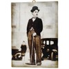 KUSTOM ART Charlie Chaplin Charlotte Charlotte Laser Print on MDF