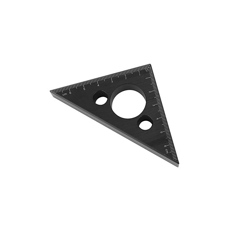 Ruler Thickened 45 Degree Aluminium Alloy Triangle Angle Ruler Woodworking