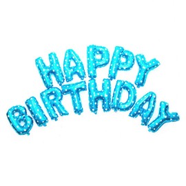 ling POCOYO Cartoon Cartoon Cute Kids Boys Blue Balloons Happy Birthday Garland Set of 5