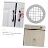 SHINEOFI 50Pcs Round Under Cabinet Air Vent Cover Decorative Soffit