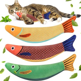 FENQURO Set of 3 interactive cat toys with catnip and valerian - fun and joy for your cat, catnip cushion, valerian cat, cats valerian