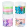 UMETASS Plastic Jars with Lids 1 oz, Leakproof Travel Size