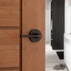 Kwikset Lisbon Interior Privacy Door Handle with Lock, Round Lever