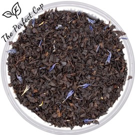 Earl Grey Blue Flower Loose Leaf Tea, Bergamot Oil, Resealable Pouch (250g, Earl Grey BLUE)