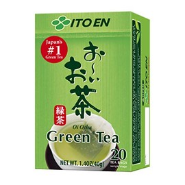 Ito En Oi Ocha Green Tea, 20-Count, 1.4 Ounce Boxes (Pack of 4)