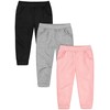 Resinta 3 Packs Baby Toddler Girls' Pull-On Fleece Pants Winter