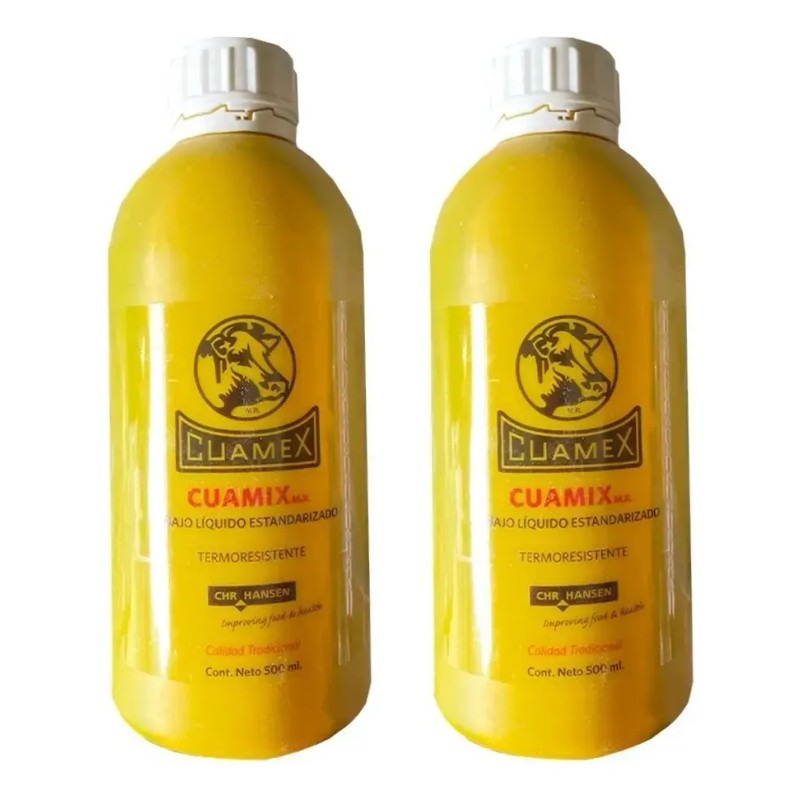 2 Cuajo Cuamex 500 Ml.