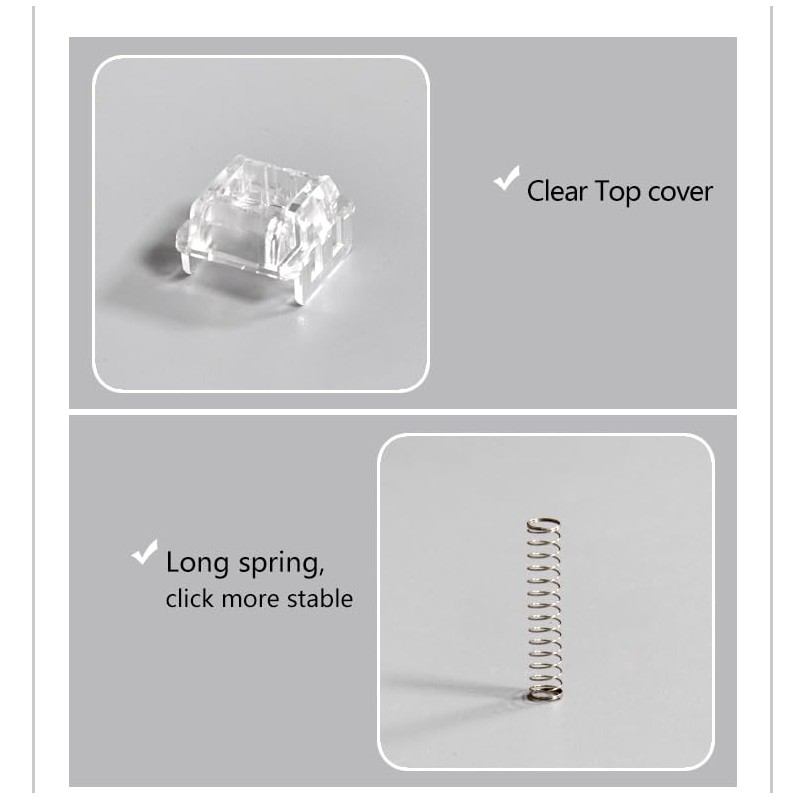 KTT Rose Switch Linear 63g MX Switch for Mechanical Keyboard