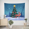 Rose Christmas Pastry Wall Hanging Decor Decor Decor Reindeer &