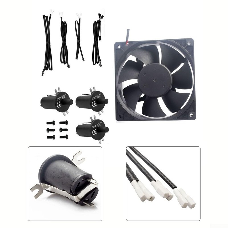 Replacement Fan and Lid/Door Switch Kit for Masterbuilt Gravity Series