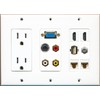 RiteAV 2 Hdmi 2 Cat6 3.5mm RCA Composite Coax USB-A