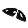 Akozon 2pcs Glossy Black Rearview Mirror Replacement for Chevy 2017?2019