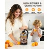 Amzpass Electric Orange Juicer, Citrus Juicer Squeezer with 2 Interchangeable